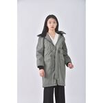 (L) moussy連帽綠色外套二手衣, , large