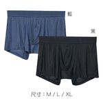 男冰涼四角內褲 男四角褲 冰感內褲 輕透褲 男內褲 平口內褲【旺達棉品】GK-CM1101, 丈青, large