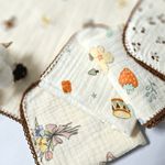 [凱美棉業] 16入組 隨機出色 高品質頂級棉麻小方巾／手帕／擦澡巾／口水巾, , large