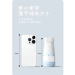 [凱得國際]KISSDIAMOND超輕扁六折漸變晴雨掌心傘KDU-B0001 奶咖, , large