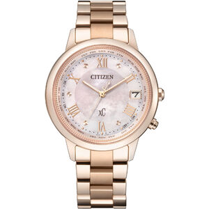CITIZEN 星辰 XC Hebe田馥甄配戴款 台灣限定 鈦 光動能電波女錶 套錶 CB1137-65W