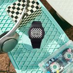 CASIO 卡西歐 BABY-G 格子旗方形女錶 電子錶 BGD-565GS-1, , large