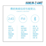 【HANLIN】-2.4MIC 頭戴2.4G麥克風 隨插即用免配對#演講 教學 唱歌 老師必備 USB, , large