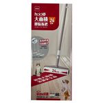 【生活好室】hold黏 24cm大面積膠黏拖把60周 三節式可拆桿 紙拖把 黏毛滾輪 滾筒 除塵 地板清潔 寵物毛髮, , large