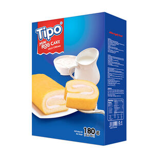 Tipo Miniroll Cake (Milk flavour)