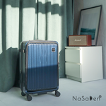 NaSaDen Rhein Series [Gentle Blue]25" Front Opening Luggage, , large