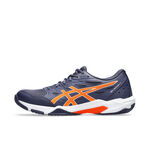 Asics Gel-rocket 11 男 排球鞋 羽球鞋 穩定 包覆 回彈 深藍 橘 [1071A091-500], , large