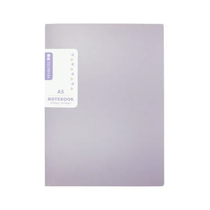 Soft-Color A5 20-Ring Loose-Leaf Notebook &ndash; Purple