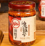 川娃子油潑辣子玻璃瓶裝230g, , large