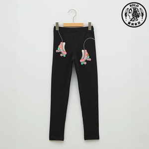 【SOLO Vintage】LCW Girls Skate Pants Sweatpants Elastic Made in Turkey 3-4y