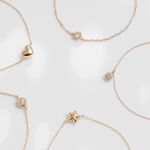 【天然真鑽】A'jane 18K玫瑰金 玫光靜語 鑽石項鍊 A032410-005, , large