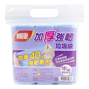 楓康加厚強韌垃圾袋(中)-72張