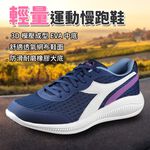 DIADORA迪亞多那 義大利進口 輕量運動慢跑鞋 EASY RUN 女運動鞋 女鞋 透氣 輕量 耐磨 防滑 灰 藍, , large