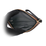 COACH 皮革+PVC LOGO L型拉鍊手拿包/卡其/黑色, , large