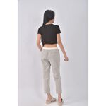 (XL) vicky棉質條紋藍色長褲二手衣, , large