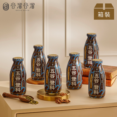 【谷溜谷溜】五穀登科六入堅果飲無禮盒裝X2(295ml*12瓶)