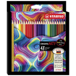 STABILO 德國 思筆樂 Swans ARTY 油性色鉛筆 紙盒 48色組/盒 ST1520/48, , large