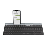 【 Logitech 羅技 】K580 玫瑰粉 超薄 跨平台 無線 藍牙 鍵盤, , large