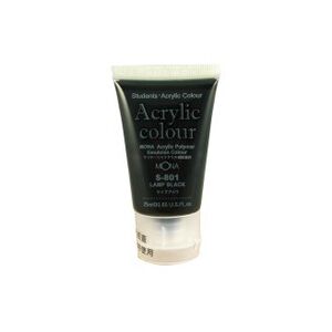 MONA蒙納 S-801 壓克力水彩顏料(黑) 25ml