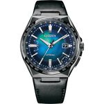 CITIZEN 星辰 千彩之海UNITE with BLUE 鈦金屬光動能電波萬年曆手錶CB0215-18L, , large