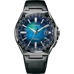 CITIZEN 星辰 千彩之海UNITE with BLUE 鈦金屬光動能電波萬年曆手錶CB0215-18L
