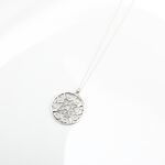 【Angel & Me】Song of Clover Filigree s925 sterling silver necklace birthday gift, , large