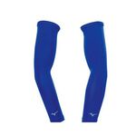 [秉宸] MIZUNO 運動袖套 防曬袖套 自行車臂套 反光跑步臂套 髮絲紋款 UPF50 32TY8G03 21SSO, , large