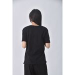 (S) champion質感棉質純棉黑色短袖上衣二手衣, , large