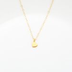 【Angel & Me】迷你 愛心 Heart ハート s925 純銀厚鍍24k純金 項鍊 情人節 禮物, , large