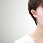 【Angel & Me】梅花 小花 s925 純銀 流線 耳鍊 耳環 耳夾 情人節 禮物, , large