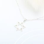 【Angel & Me】六芒星 s925 純銀 項鍊 生日 聖誕節 情人節 禮物, , large