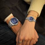 CITIZEN 星辰 XC 月虹 限量 光動能鈦金屬電波鑽石女錶 送禮推薦 ES9460-70L, , large