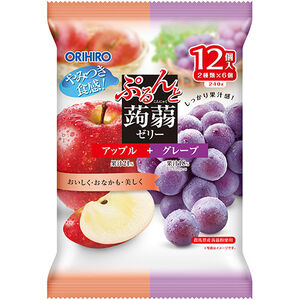 ORIHIRO Fruit Juice Jelly-AppleGrape