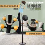 GS MALL 台灣製造 樹枝造型花崗石落地衣帽架 衣帽架 帽架 毛巾架 晾曬架 吊衣架 曬衣架 掛衣架 外套架 落地架, , large