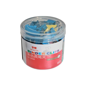 【PENROTE 筆樂】8556 #6彩色長尾夾