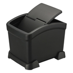 CARMATE Anti-Tip & Non-Slip 2.6L Car Trash Can, , large