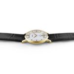 ORIENT 東方錶 SLIM 紳士輕薄石英錶-金框x黑/38mm FGW01002W, , large