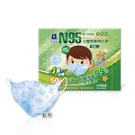 【Blue Eagle】N95 3D Kids Medical Face Mask (Ages 6-10) 50 pack, , large