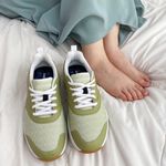 【JONIRO】台灣製造 拇趾外翻 FOOTLOOSE  寬楦 舒適 透氣 氣墊鞋款 _女鞋 亞麻綠(部分鞋款有現貨), , large