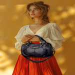 【lapagayo】高級訂製絲柔皮革手提包+手機包(粉色)-PI-06419A-1-09黑色, , large