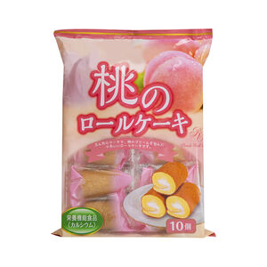 Peach Swiss Roll