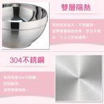 PERFECT 理想牌 晶品304不鏽鋼雙層碗隔熱碗 16cm6入無蓋-Leidea樂德兒, , large
