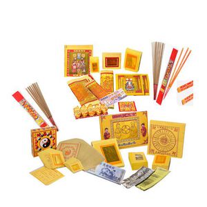 【金發財金紙】過年簡單豪華套組含神明+祖先+地基主(金紙)