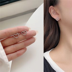 【Gulicc】古莉可 耳環 韓版簡約麻花愛心耳環