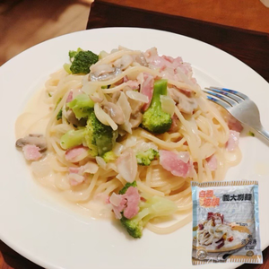 [Daxin] Golden Product-White Sauce Bacon Pasta