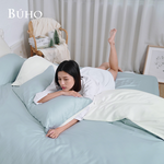BUHO 絲滑星鑽100支純天絲6尺雙人加大床包+8x7尺加大雙人兩用被四件組-台灣製(多款任選), , large