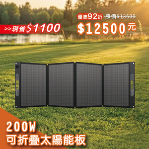 【iSOLAR】200W Foldable solar panel