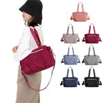 SPRING-學院風肩背斜背2用包防潑水耐磨耐刮三層大方包-多色, , large