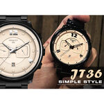 elegantsis 愛樂時 JT36 簡約色調時尚風手錶-45mm ELJT36-OW02MA, , large