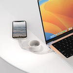 [OneMore Co., Ltd.] Allite Easy Cable Magnetic Braided Fast Charging Cable (USB-C to USB-C) Light Gray Brown, , large